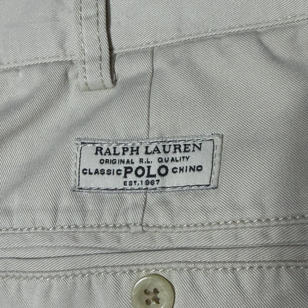 Polo Ralph Lauren Classic Prospect  Pants Men's 38x32 Beige Khaki Prospect Fit‎